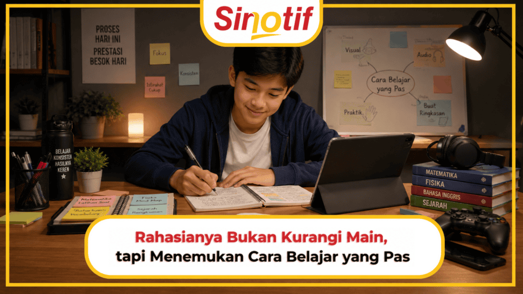Anak menemukan cara belajar yang pas agar lebih fokus tanpa mengurangi waktu bermain